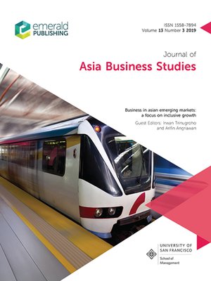 cover image of Journal of Asia Business Studies, Volume 13, Number 3
